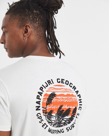 Napapijri Vignoni Back Graphic T-Shirt - White