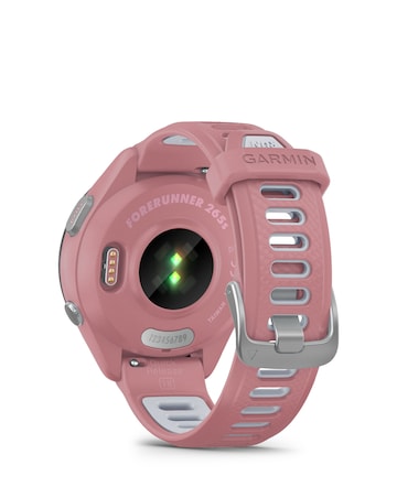 Garmin Forerunner 265S Music Smart Watch - Pink/Powder Grey