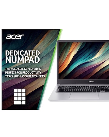 Acer 315 Touch Intel Pentium 4GB/128GB 15.6in FHD Chromebook - Silver