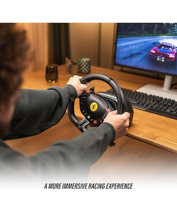 Thrustmaster T98-X Ferrari GTS Racing Wheel and Pedal Set for Xbox / PC