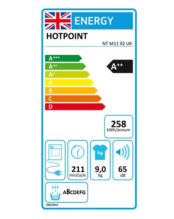 Hotpoint NTM1192 UK 9kg Heat Pump Tumble Dryer - White