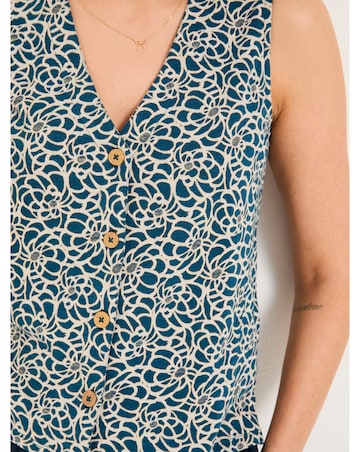 FatFace Joni Shibori Waistcoat