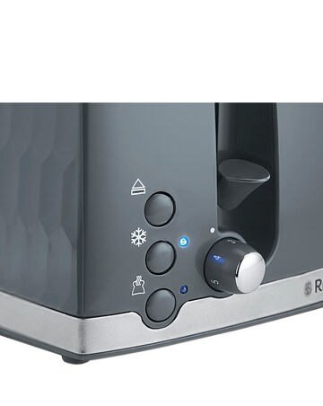 Russell Hobbs 26073 Textured Honeycomb Grey 4 Slice Toaster