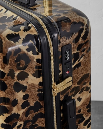 Rock Savannah Leopard Medium Suitcase