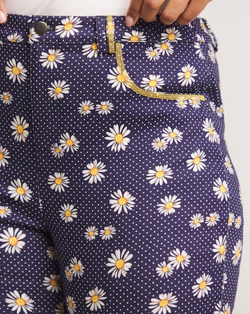 Joe Browns Dots and Daisies Crop Trouser