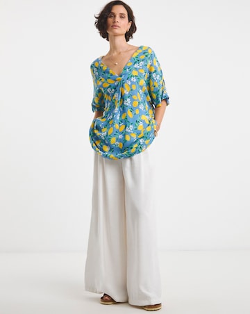 Textured Crinkle Tunic Top