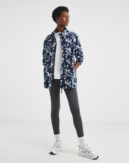 Zip Through Longline Fleece