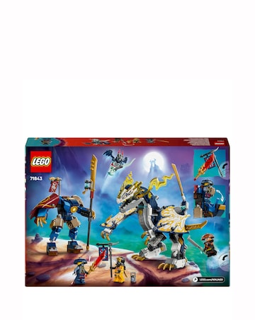 LEGO NINJAGO Rogue's Mech Dragon Rider Ninja Toy and Dragon Battle Playset 71843