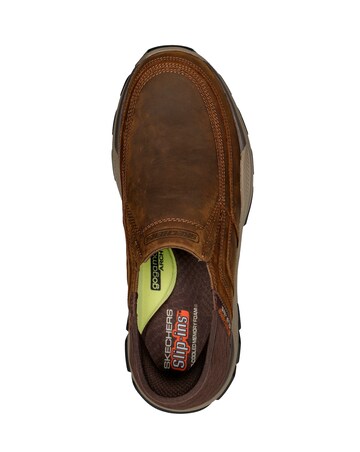 Skechers Respected Elgin Slip-ins - Brown
