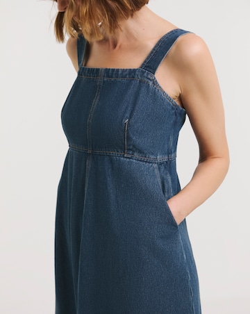 Blue Apron Midi Dress