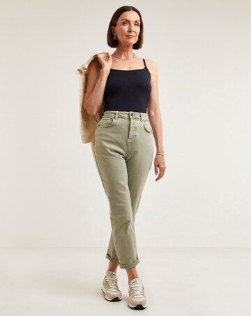 Black Longline Cami Vest