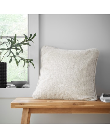 Catherine Lansfield Plain Chenille Cushion