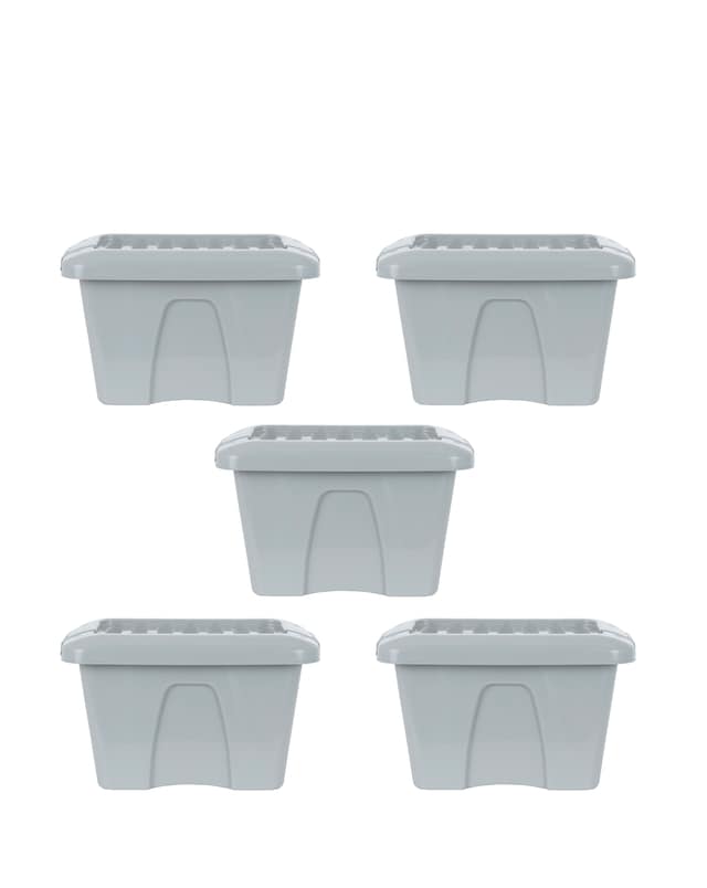 Wham Upcycled 14L Box & Lid 5Pk
