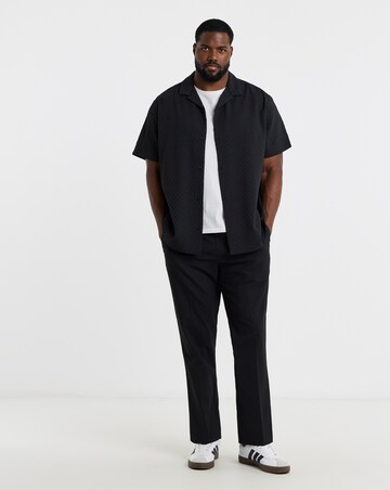 Jack & Jones Sean Textured Resort Shirt - Black