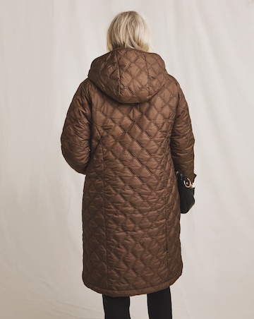 Julipa Longline Quilted Hooded Coat