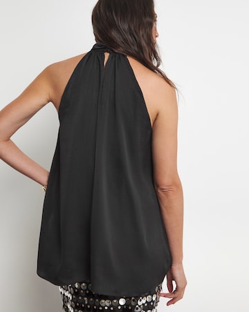 Joanna Hope Corsage Halter Neck Top