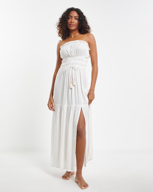 Bandeau Maxi Beach Dress