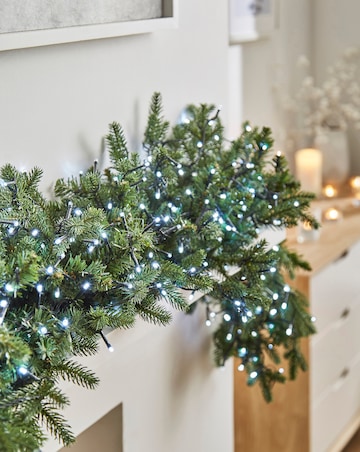 Cool White LED Battery Christmas String Lights