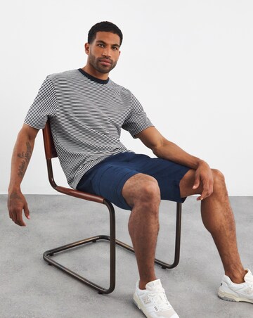 Linen Mix Elasticated Cargo Short