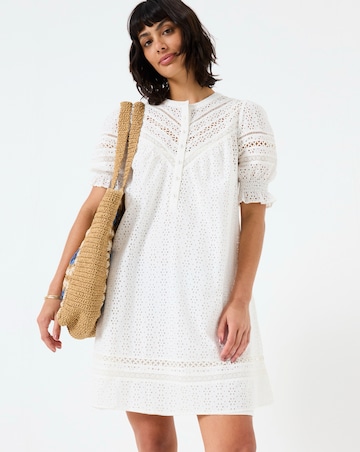 FatFace Brody Broderie Dress