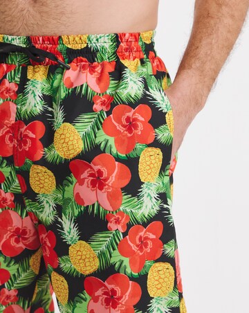 2 Pack Value Tropical Swim Shorts Long