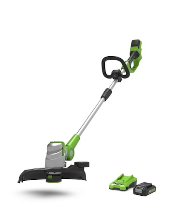 Greenworks 24v Cordless 30cm Line Trimmer Inc 2ah Battery & Charger