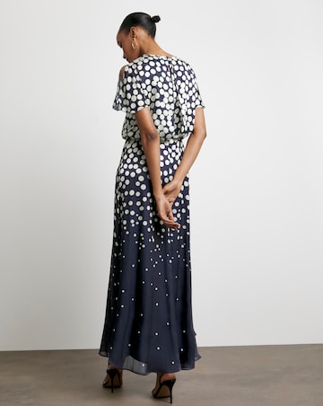 Joanna Hope Split Sleeve Maxi Dress