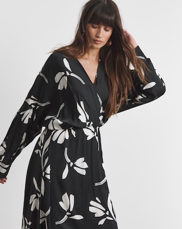 Joanna Hope Wrap Front Batwing Dress