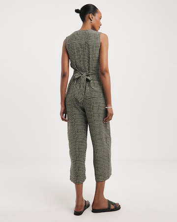 Whistles Josie Oval Spot Jumpsuit