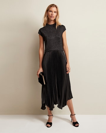 Phase Eight Selena Foil Knitted Dress