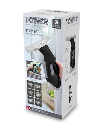 Tower Platinum TWV10 Cordless Window Vacuum Cleaner