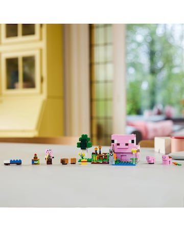 LEGO Minecraft The Baby Pig House Gamer Building Toy, Farm Animal Set 21268
