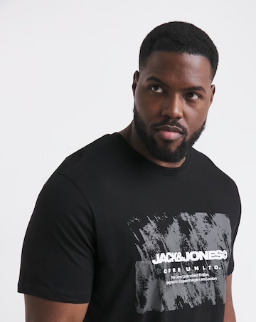 Jack & Jones Graphic Logo T-Shirt 5 Pack - Multi