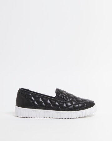 Cushion Walk Twin Gusset Quilted Trainer E Fit