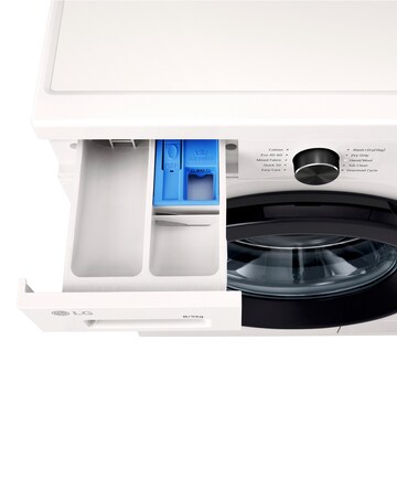 LG X10 W4X1085NWK 8kg/5kg 1400 Spin Washer Dryer - White + Install