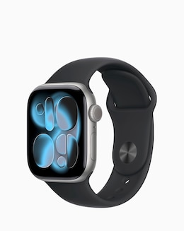 Apple Watch Series 11 GPS + Cellular 46mm - Space Grey/Black Sport Band - M/L