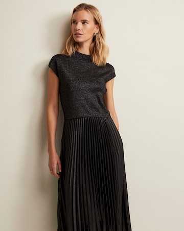 Phase Eight Selena Foil Knitted Dress