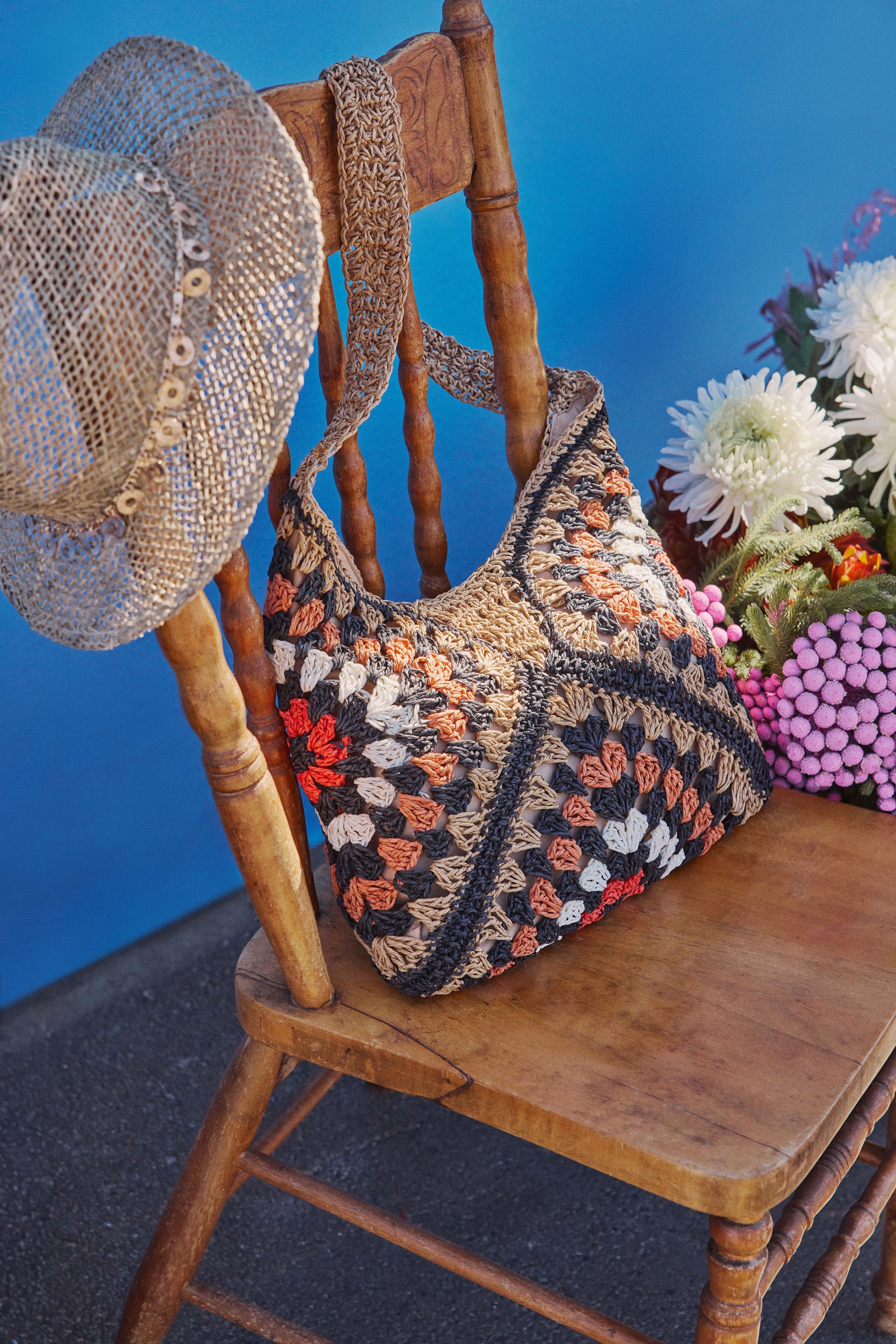 Accessories on a chair