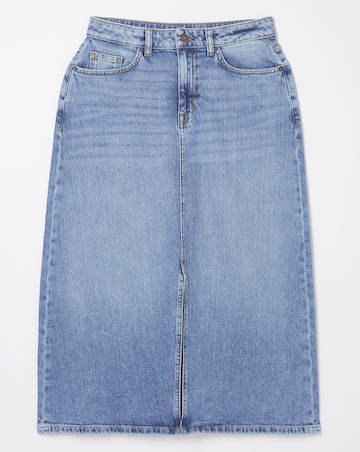 FatFace Carla Denim Midi Skirt
