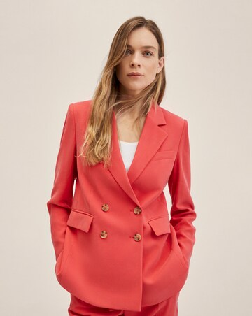 Mango Double-breasted Suit Blazer