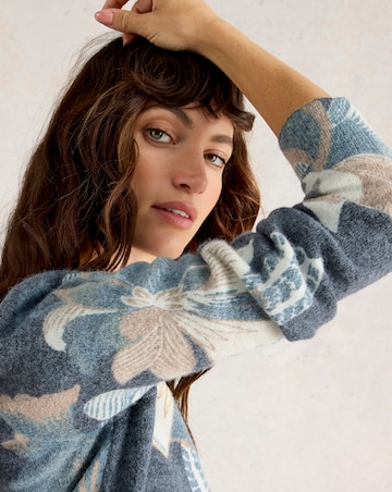 White Stuff Jodie Printed Foil Jumper