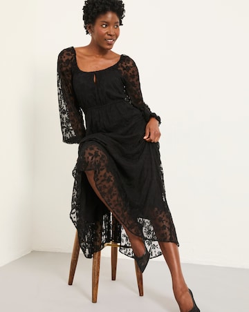 Fatface Maude Lace Midi Dress