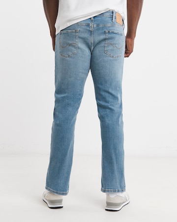 Jack & Jones Glenn Sim Fit Jeans - Blue Denim
