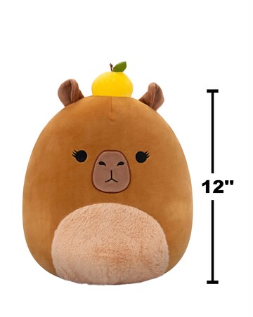 Squishmallows Medium Plush 12in - Lijjian Brown Capybara