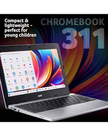 Acer Chromebook 311 - 11.6in HD Intel Processor N100 4GB 64GB