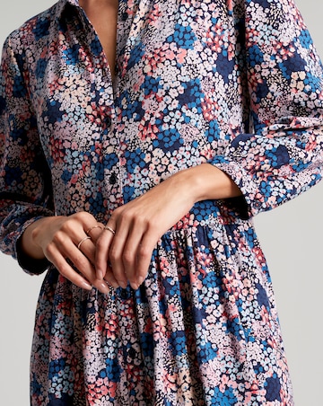 Joules Jersey Button Through Shirt Dress