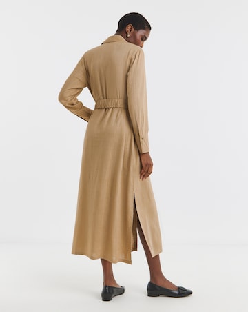 Utility Linen Dress