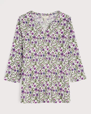 Seasalt Cornwall 3/4 Kellow Jersey Top