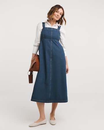 Blue Apron Midi Dress