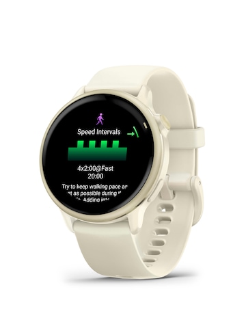 Garmin Vivoactive 6 AMOLED 42mm Smart Watch - Lunar Gold